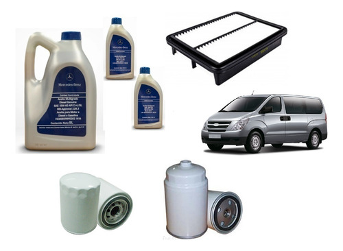 Kit De Filtros Y Aceite Para Hyundai H100 Van