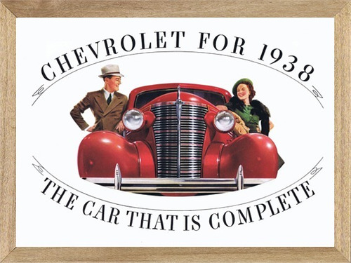   Chevrolet 1938 Cuadros Carteles K290