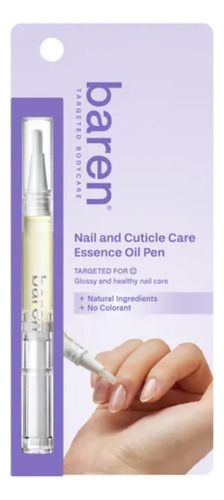 Baren Dual Effect Nail & Cuticle Pen Cuida, Hidrata Uñas