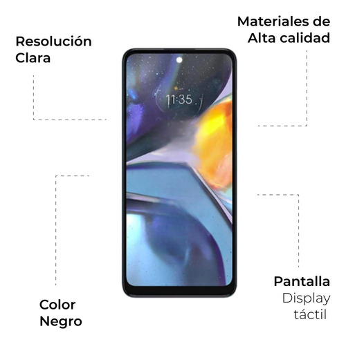 Pantalla Display Compatible Motorola Moto G22 Xt2231-2 Color Negro