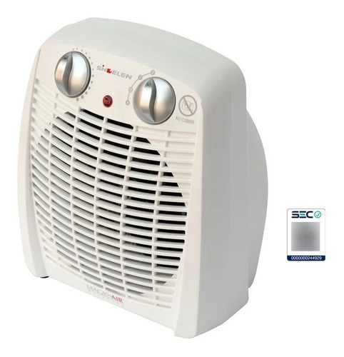 Turbo Calefactor Horizontal Sindelen Tc-2070v Color Blanco