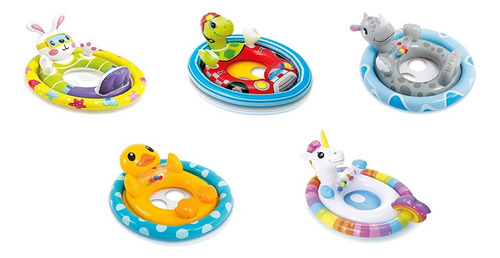 Flotador Inflable Niños De Animales Para Piscina Mar Intex