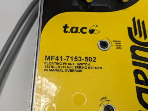 New T.a.c.o Duradrive Mf41-7153-502 Electric Actuator 24 Ccg