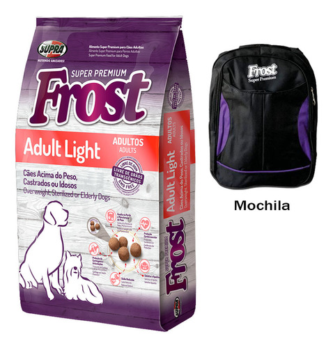 Frost Adulto Light 15kg Mas Regalo Y Envio