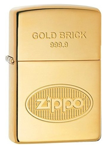 Accesorio Cigarro - Encendedor Zippo: Ladrillo Dorado 999.9 