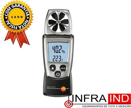 Anemômetro Umidade Temperatura  410-2 Testo 