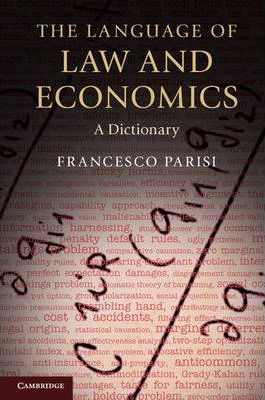 Libro The Language Of Law And Economics : A Dictionary - ...