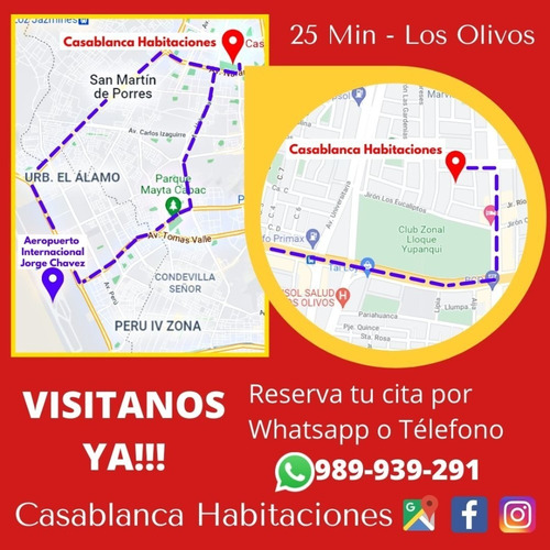 Imagen 7 de 7 de Habitación Amoblada Con Cocina Y Baño Propio (15min Airport)