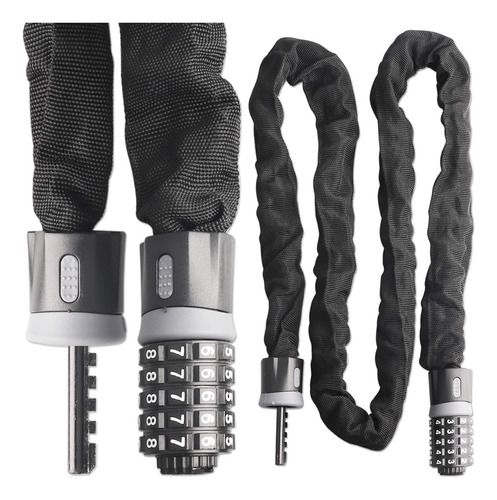 Candado Para Bicicleta Beefoor, Combinación Reiniciable De 5