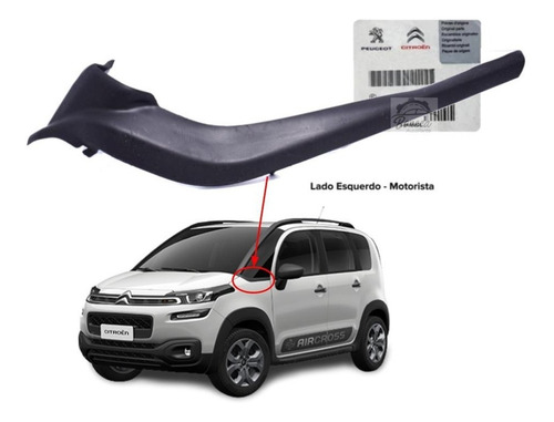 1 Acabamento Do Parabrisa Aircross Original Citroen L/e 2016