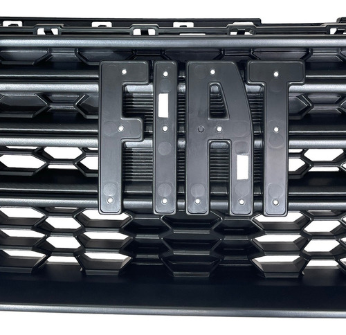 Grade Frontal Parachoque Strada Nova 2021/... Original Preto