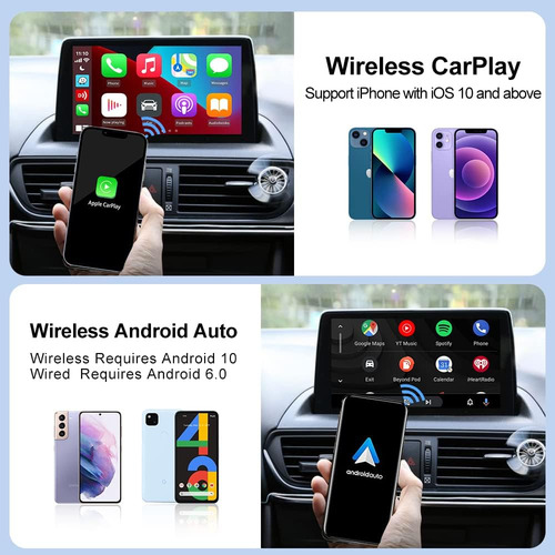 Carlinkit Adaptador Inalámbrico Para Carplay Androidauto