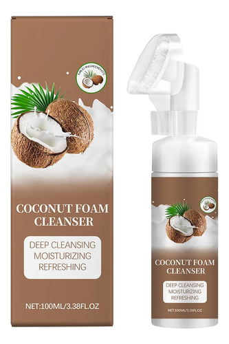 Un Limpiador Facial En Espuma De Coco De 100 Ml Que Limpia S