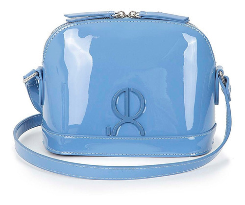 Bolsa Crossbody Cloe De Color Azul Diseño De La Tela