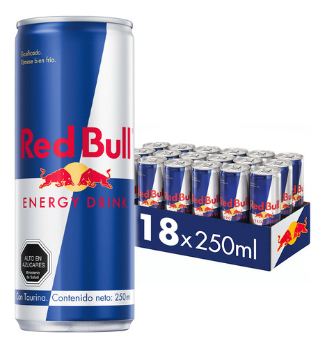 Red Bull Bebida Energética Pack 18 Latas 250ml