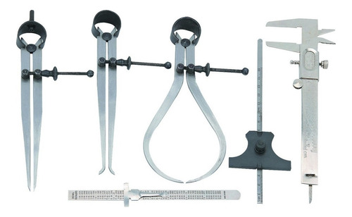 Juego Tecnico De Medicion 6 Piezas