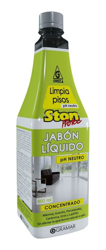 Jabón Líquido Stone Para Piedra, Mármol Y Granito 600 Ml