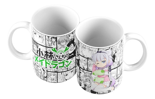 Taza Mug 11oz Anime Kobayashi Maid Dragon Kanna