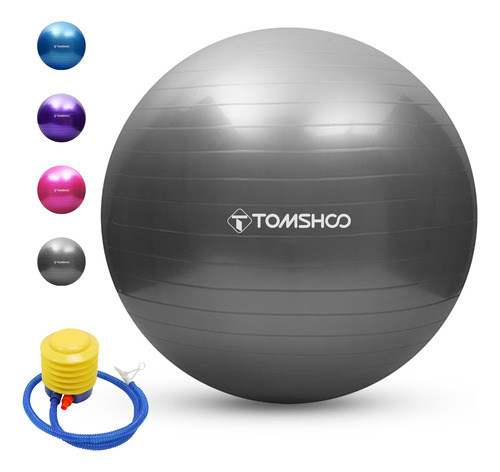 Ejercicio Con Pelota De Yoga Con Bomba De Aire, Pilates, Bar