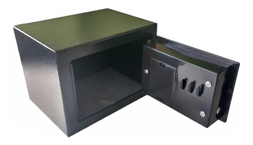 Caja Fuerte Seguridad Digital 23x17x17cm Mini Negra Tio Musa