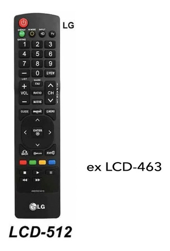 Lcd-463 Control Rem Compatible LG Todos Los Smart Tv LG Y 3d
