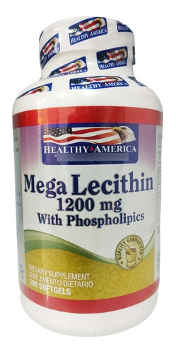 Mega Lecithin 1.200 Mg Healthy Amer - Unidad a $420