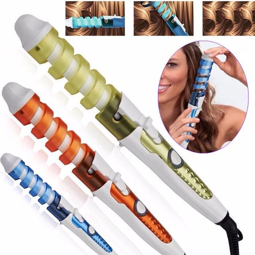 Cepillo Pinza Rizador Cabello Crespos Ondulado Perfectos!