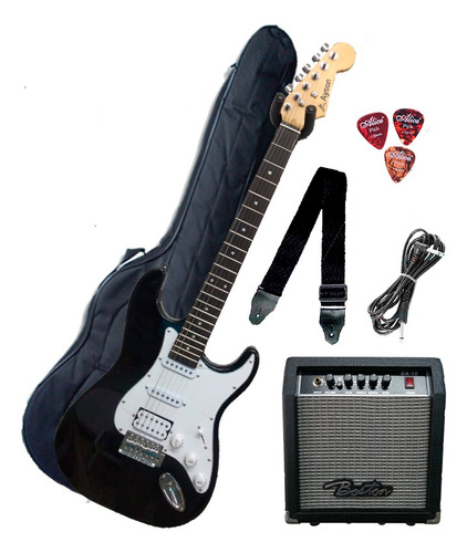 Guitarra Eléctrica Con Amplificador Y Accesorios