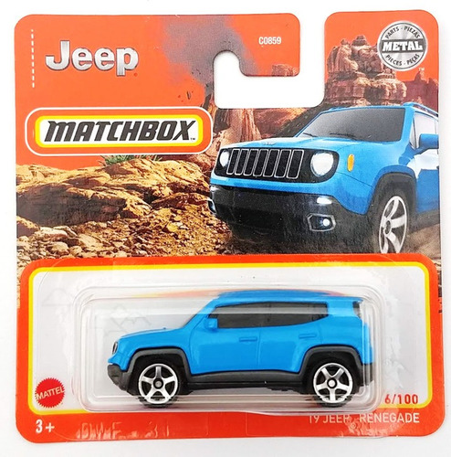 Matchbox Jeep Renegade 2019 Original Coleccionable
