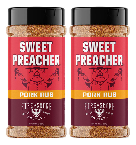 Fire & Smoke Society Sweet Preacher - Condimento De Cerdo Pa