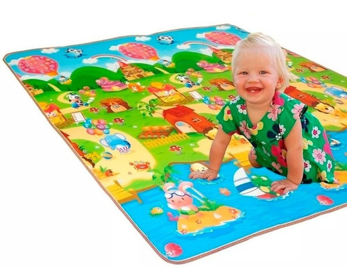 Alfombra Infantil Para Bebe Anti-golpes 200x180cm - El Rey