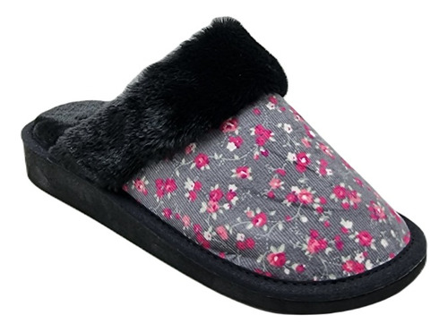 Pantuflas Chinelas C/ Corderito Sintetico 23 Mujer Purinki