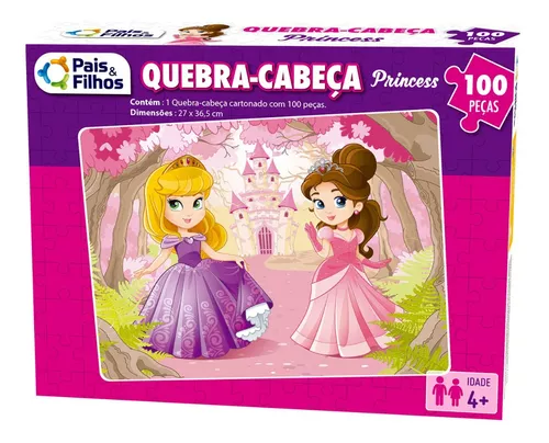 Jogo Quebra Cabeça Infantil Princesa Meninas 150 Peças em Promoção na  Americanas