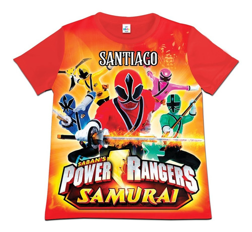 Franela Camisa Niño Power Rangers En Algodon