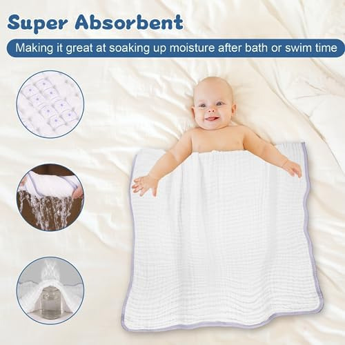 Asung Toallas De Baño Con Capucha Para Bebé, Toalla De Baño