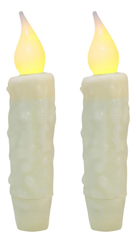 Cvhomedeco. Velas De Cera Real Sumergidas A Mano, Funciona .