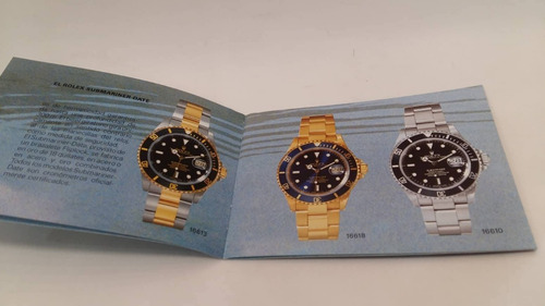 Manual De Reloj Rolex Submariner (Usado)