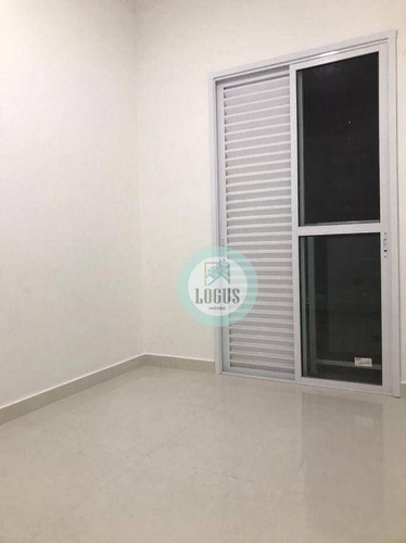 Imagem 3 de 12 de Apartamento Com 2 Dormitórios Para Alugar, 53 M² Por R$ 1.500/mês - Vila Guiomar - Santo André/sp - Ap2020