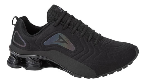 Tenis Caballero Pirma 4015 Deportivo Running En Negro