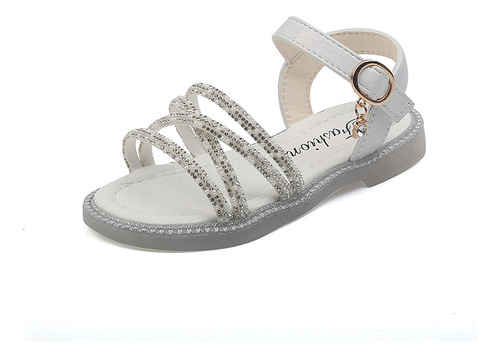 Sandalias T Para Niñas Y Niñas, Princesa, Punta Abierta, Par