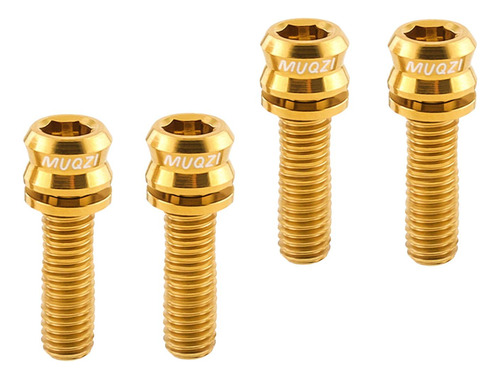 Tornillos De Titanio De Alto Rendimiento Para M5 15 Oro