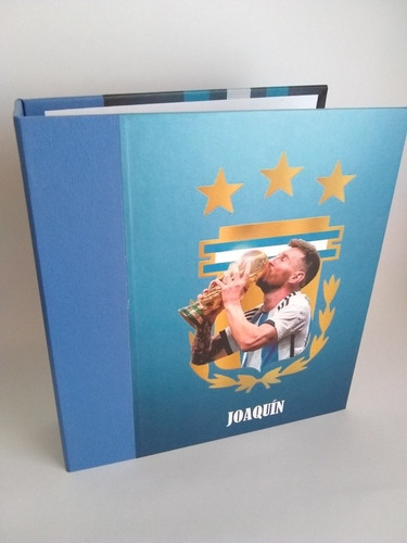 Carpeta Escolar N° 3, 3 Ganchos, Personalizada, Tapa Dura