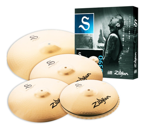 Kit De Pratos Zildjian S Family 14, 16, 18 E 20 S390