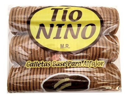 Caja 10u Galleta Alfajor Tío Nino Bolsa 800 Gr Vegana