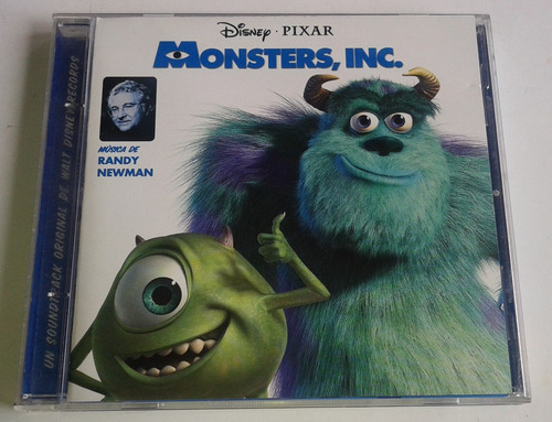 Monsters Inc Un Soundtrack Original Cd Made Mexico C/booklet