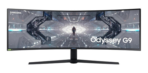 Imagen 1 de 5 de Monitor gamer curvo Samsung Odyssey LC49G95TS Qled 49" negro 100V/240V