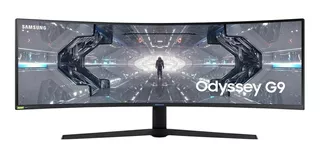 Monitor gamer curvo Samsung Odyssey LC49G95TS Qled 49" negro 100V/240V