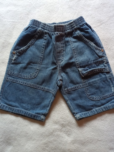 Bermuda Jeans  De Varón Talle 8  Desde 4 Años