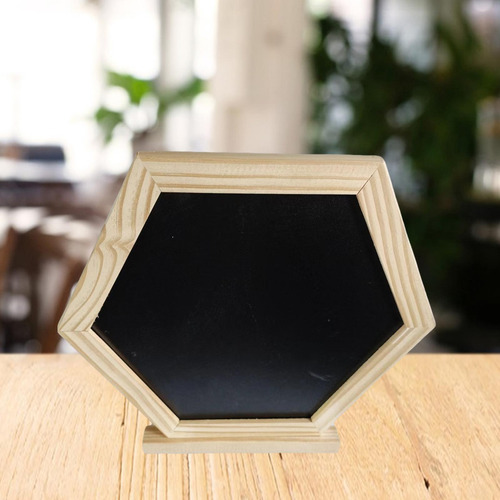 Placa De Exibição De Quadro Negro Pequeno De Mesa Com