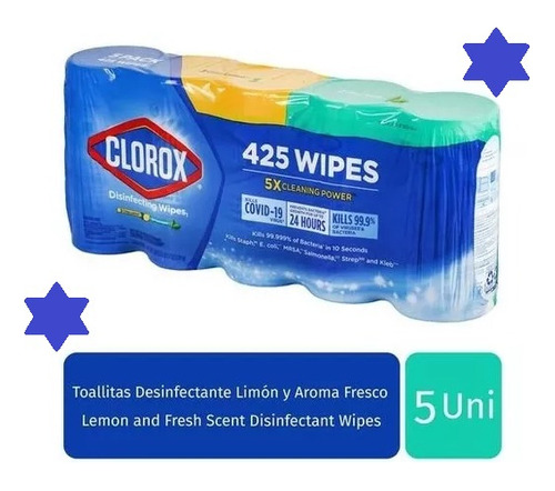 Clorox Toallitas Desinfectantes